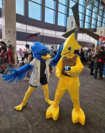 Me (Berdly) and Yellow 2