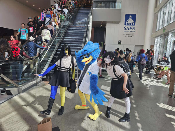 Me (Berdly) WIth Ena and Moony